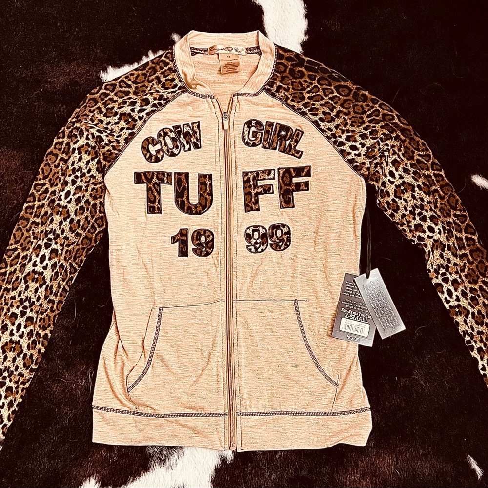 Cowgirl Tuff Leopard Jacket retail $70